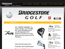 Tablet Screenshot of bridgestonegolf.de