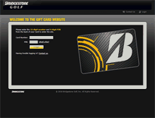 Tablet Screenshot of giftcard.bridgestonegolf.com